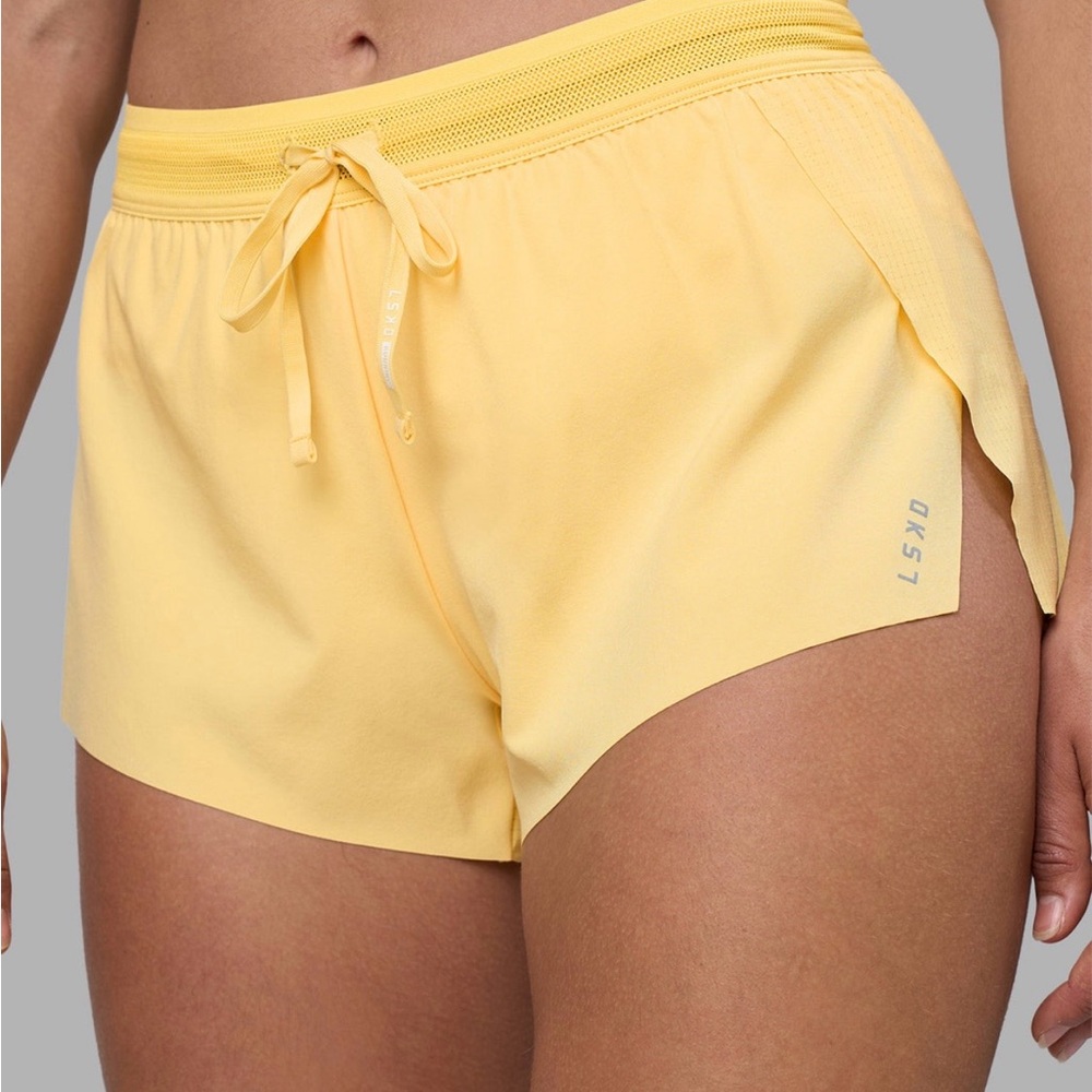 Vibrant Yellow Workout Shorts